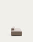 Divano Blok 3 posti con terminale sinistro in ciniglia beige 325 cm FSC Mix Credit