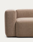 Divano Blok 2 posti in ciniglia marrone 210 cm FSC Mix Credit