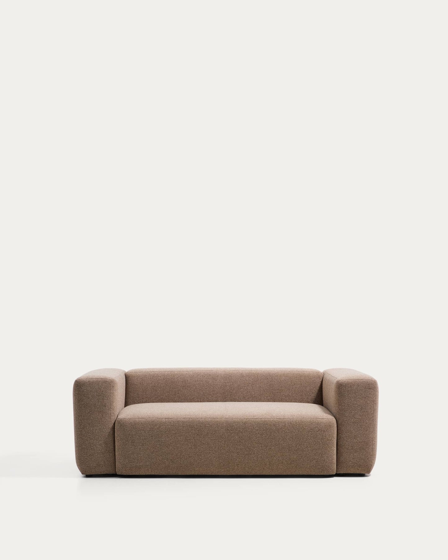 Divano Blok 2 posti in ciniglia marrone 210 cm FSC Mix Credit