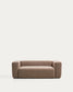 Divano Blok 2 posti in ciniglia marrone 210 cm FSC Mix Credit