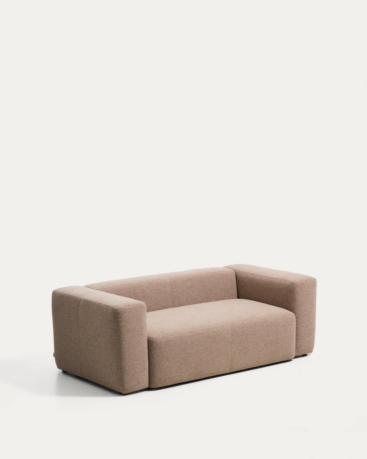 Divano Blok 2 posti in ciniglia marrone 210 cm FSC Mix Credit