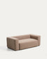 Divano Blok 2 posti in ciniglia marrone 210 cm FSC Mix Credit