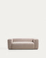 Divano Blok 2 posti in ciniglia beige 210 cm FSC Mix Credit