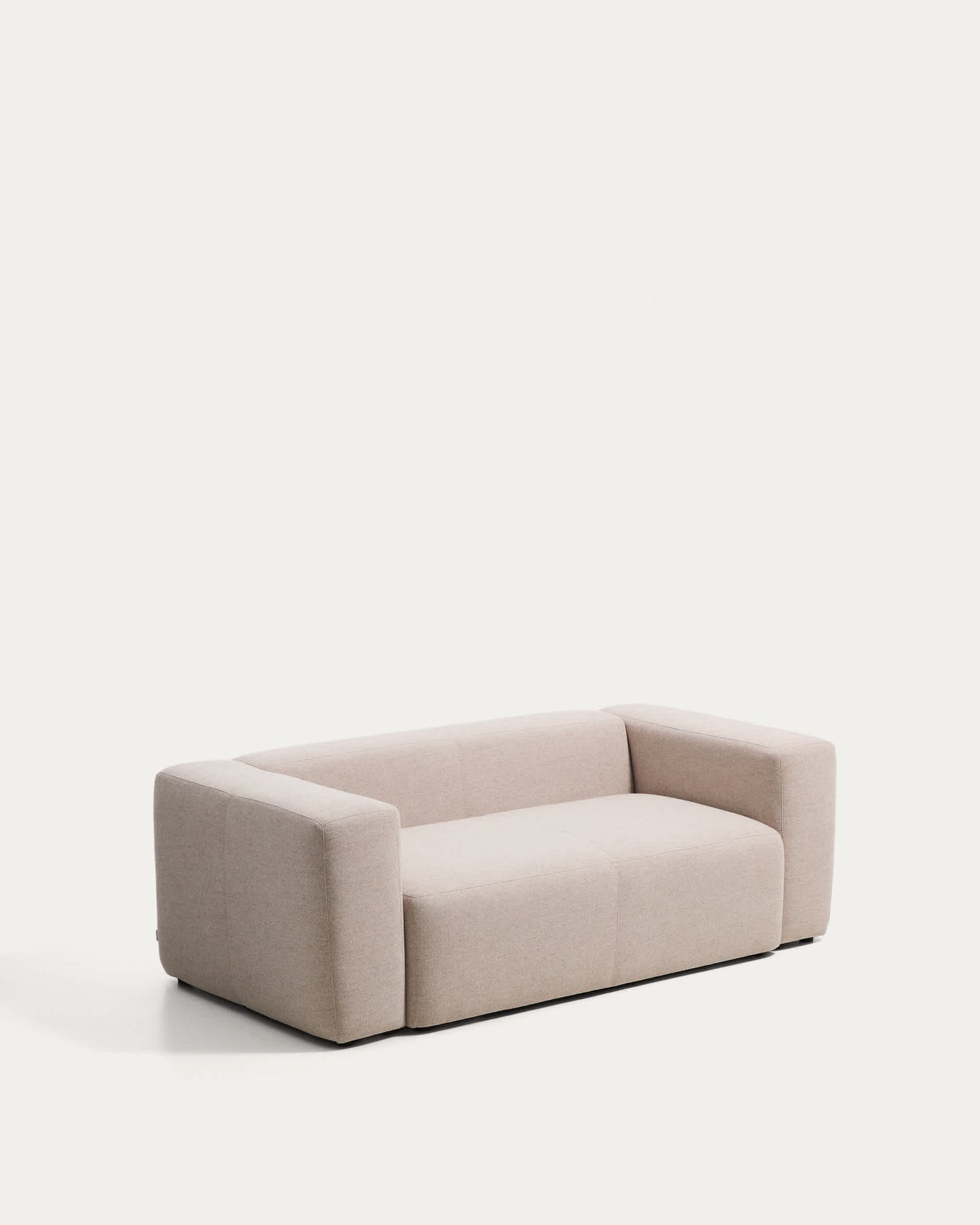 Divano Blok 2 posti in ciniglia beige 210 cm FSC Mix Credit
