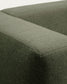 Divano Blok 2 posti in ciniglia verde muschio 210 cm FSC Mix Credit