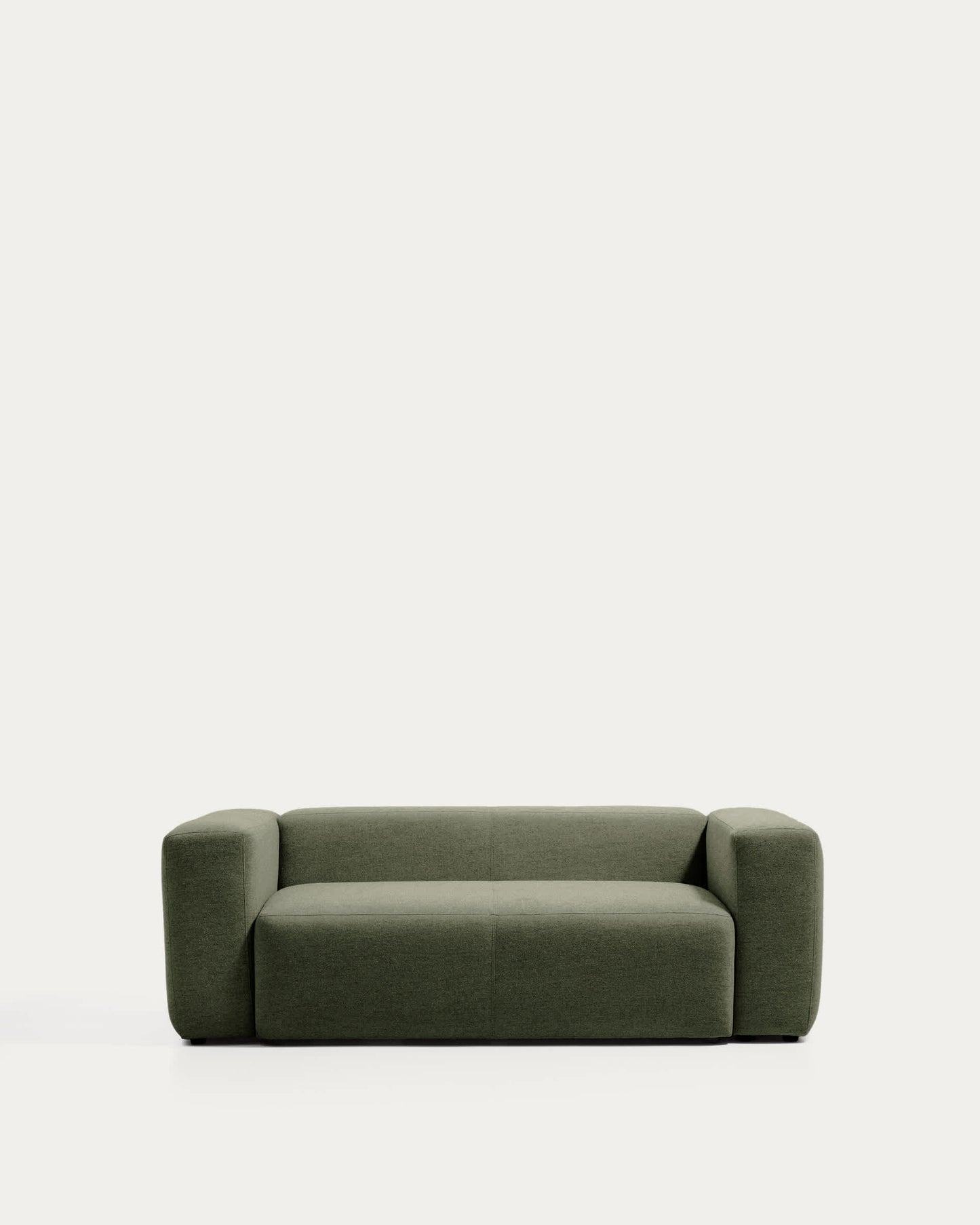 Divano Blok 2 posti in ciniglia verde muschio 210 cm FSC Mix Credit
