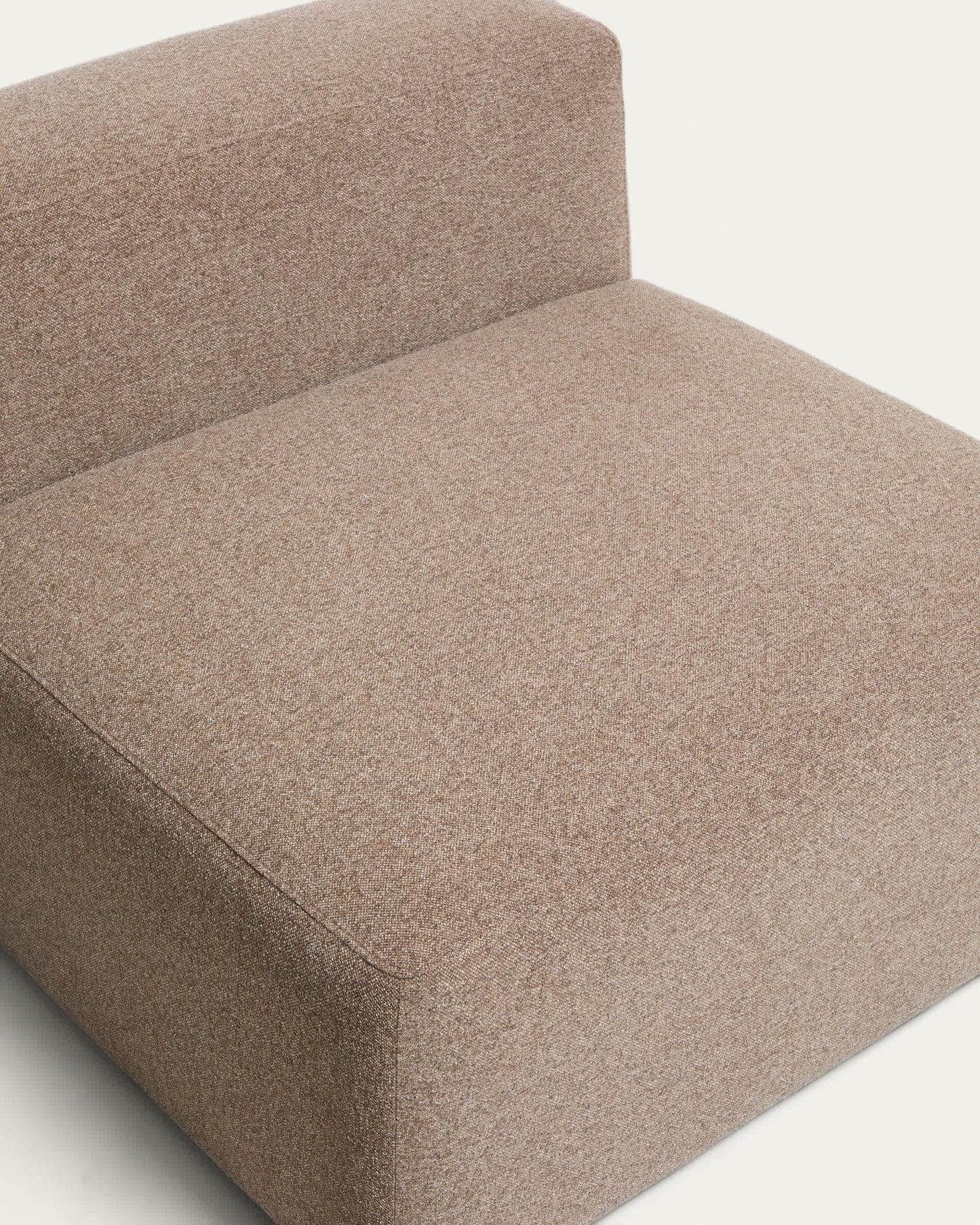 Pouf Blok in ciniglia marrone 90 cm FSC Mix Credit