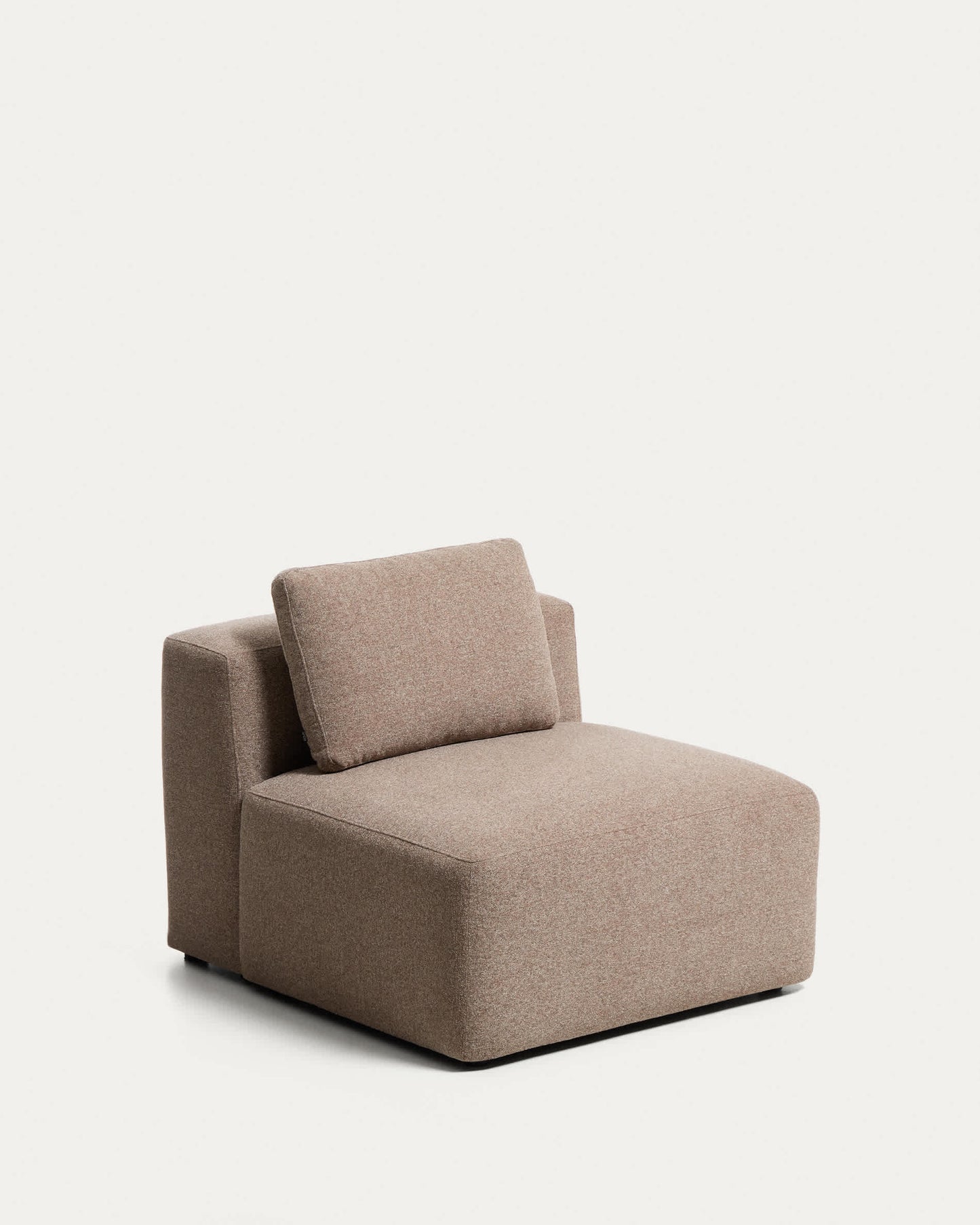 Pouf Blok in ciniglia marrone 90 cm FSC Mix Credit