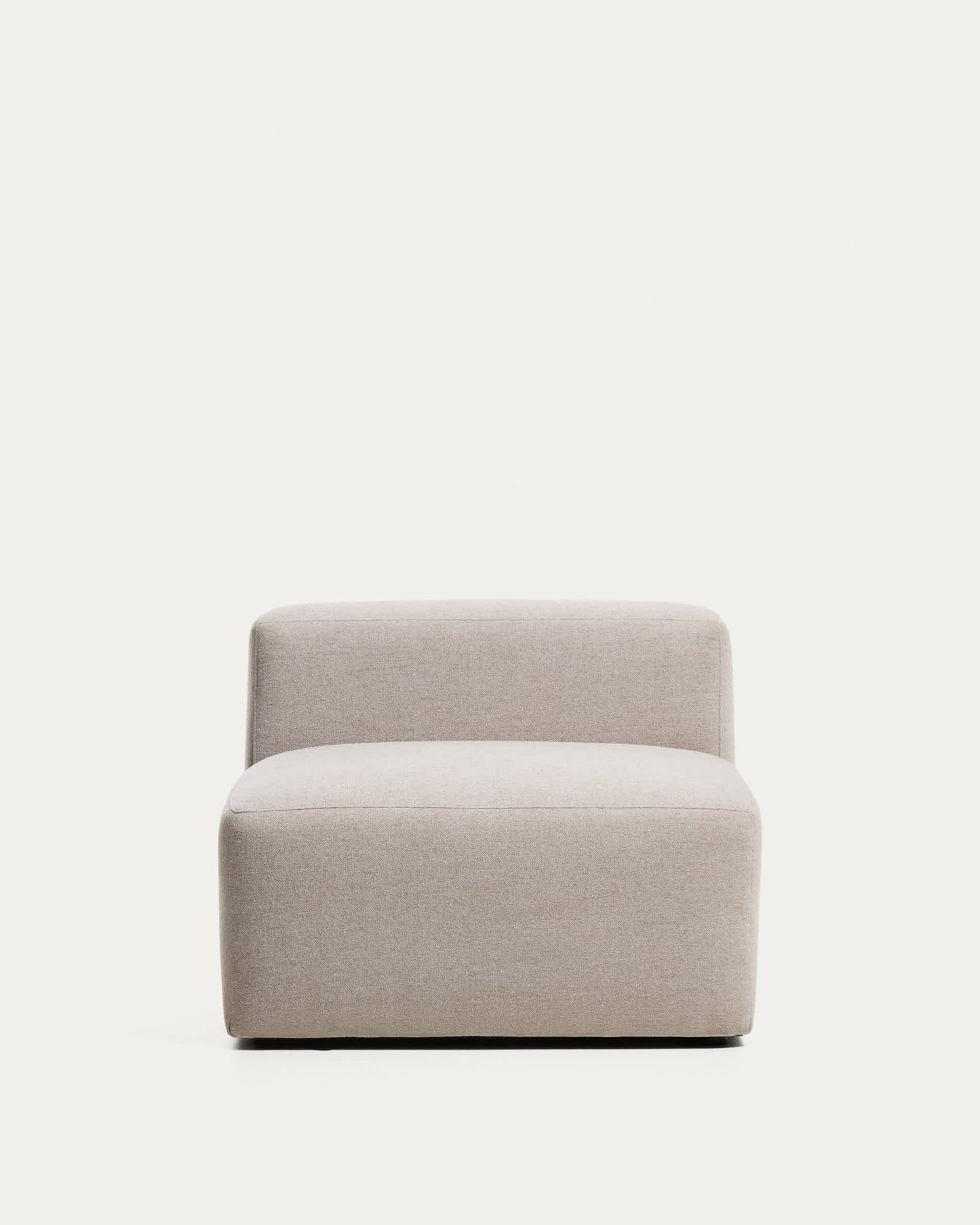 Poltrona Blok in ciniglia beige 90 cm FSC Mix Credit