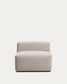 Poltrona Blok in ciniglia beige 90 cm FSC Mix Credit