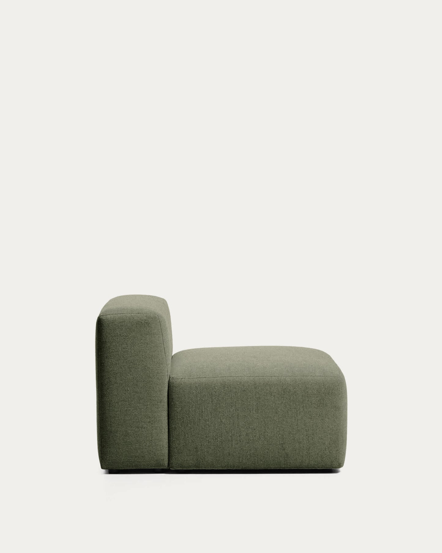 Poltrona Blok in ciniglia verde muschio 90 cm FSC Mix Credit