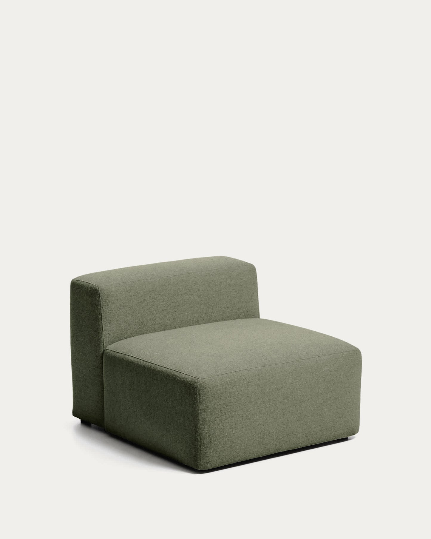 Poltrona Blok in ciniglia verde muschio 90 cm FSC Mix Credit