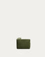 Divano Blok 3 posti con bracciolo sinistro e pouf terminale in velluto a coste spesso verde 270 cm FSC Mix Credit