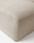 Divano Blok 4 posti chaise longue destra beige 330 cm