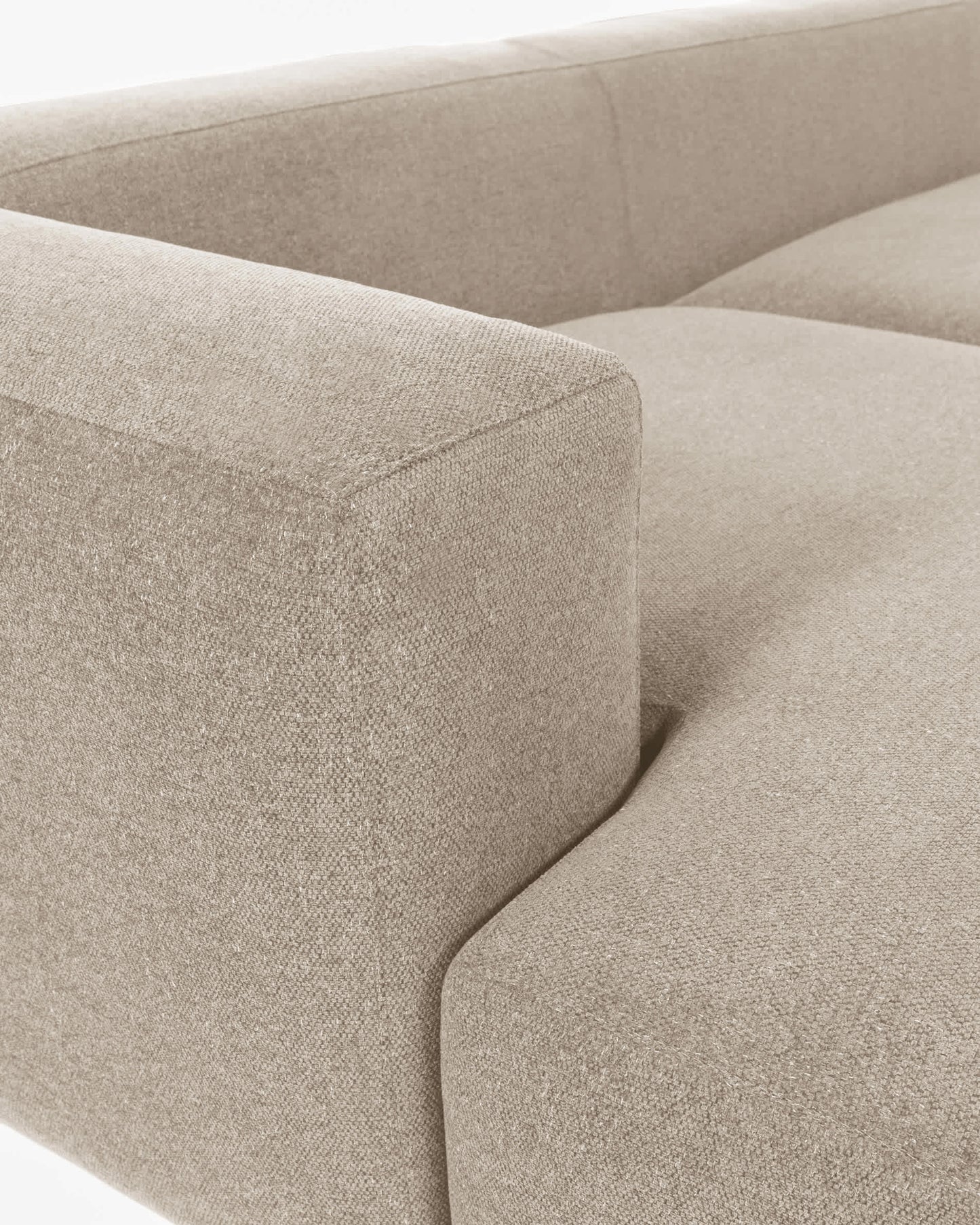 Divano Blok 2 posti chaise longue sinistra beige 240 cm