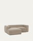 Divano Blok 2 posti chaise longue sinistra beige 240 cm