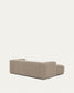 Divano Blok 2 posti chaise longue sinistra beige 240 cm