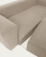 Pouf Blok 90 x 70 cm beige