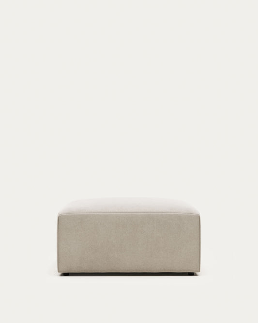 Pouf Blok 90 x 70 cm beige