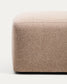 Poggiapiedi Blok in ciniglia marrone 90 x 74 cm FSC Mix Credit
