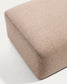 Poggiapiedi Blok in ciniglia marrone 90 x 74 cm FSC Mix Credit
