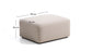 Poggiapiedi Blok in ciniglia beige 90 x 74 cm FSC Mix Credit