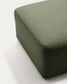 Poggiapiedi Blok in ciniglia verde muschio 90 x 74 cm FSC Mix Credit