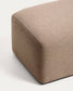 Pouf terminale Blok in ciniglia marrone 60x104 cm FSC Mix Credit