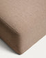 Pouf terminale Blok in ciniglia marrone 60x104 cm FSC Mix Credit