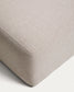 Pouf terminale Blok in ciniglia beige 60x104 cm FSC Mix Credit
