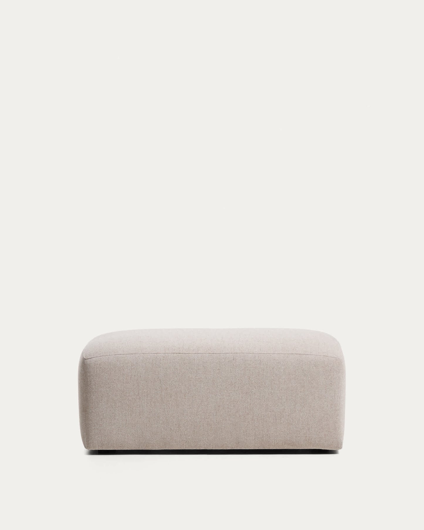 Pouf terminale Blok in ciniglia beige 60x104 cm FSC Mix Credit