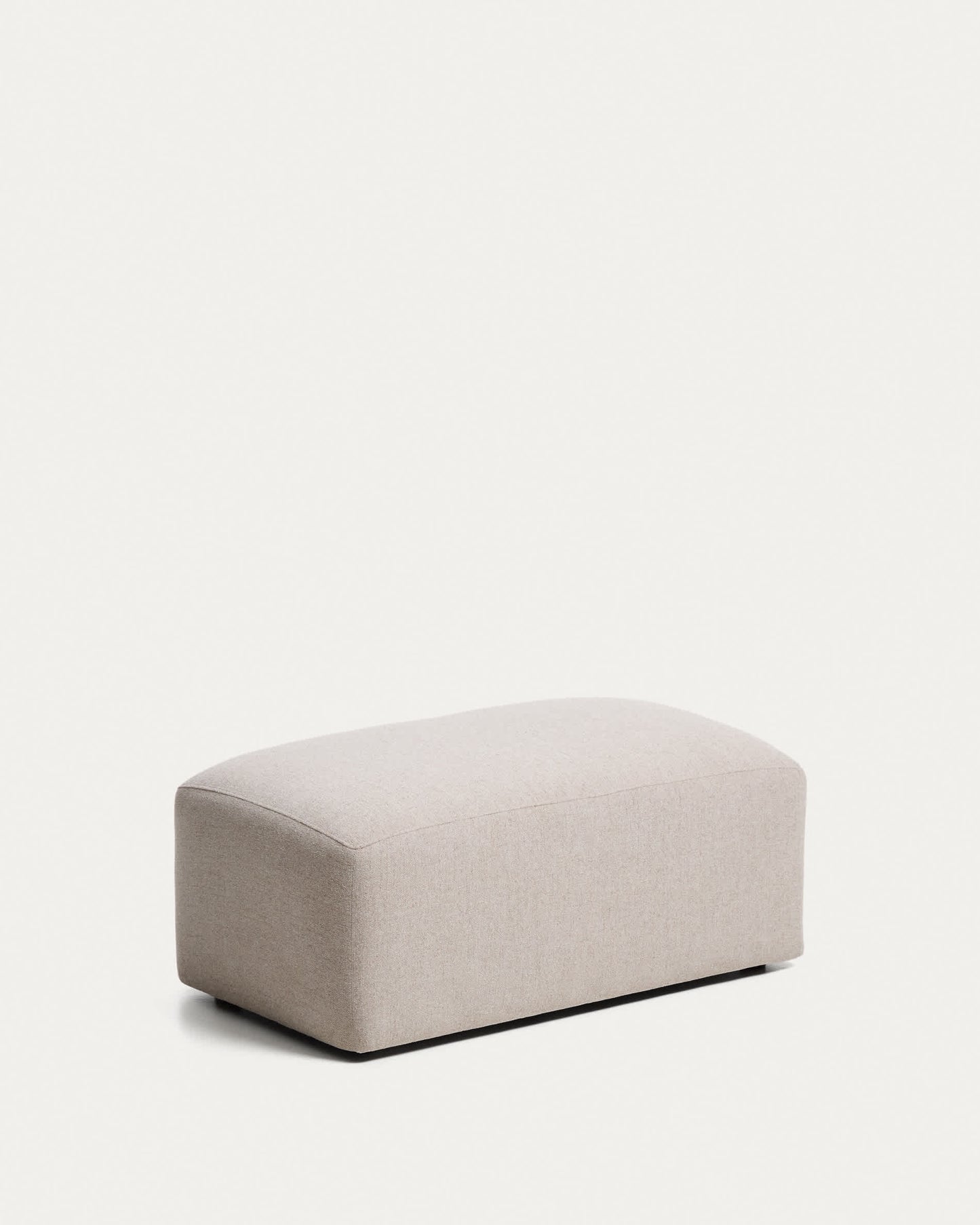 Pouf terminale Blok in ciniglia beige 60x104 cm FSC Mix Credit