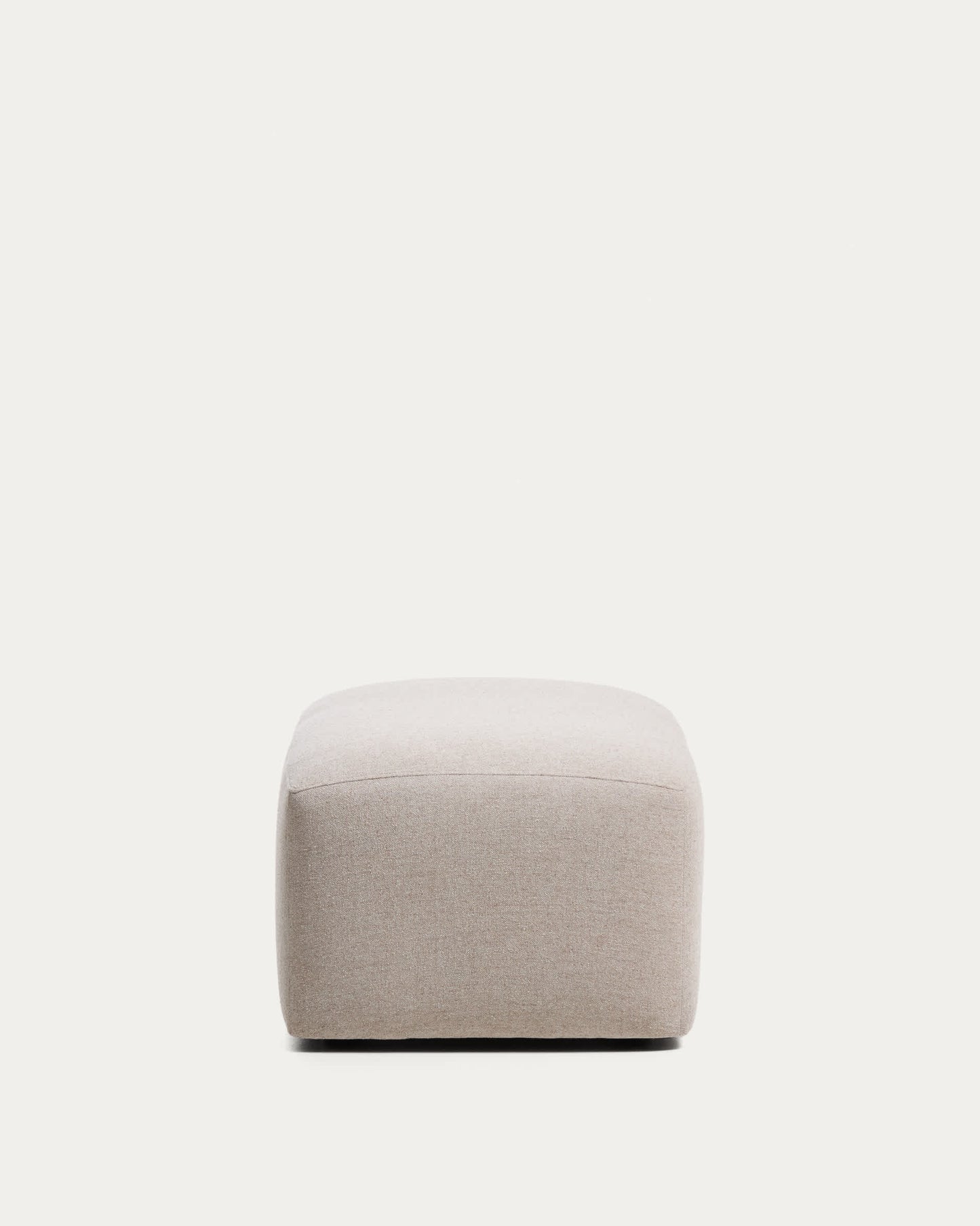 Pouf terminale Blok in ciniglia beige 60x104 cm FSC Mix Credit