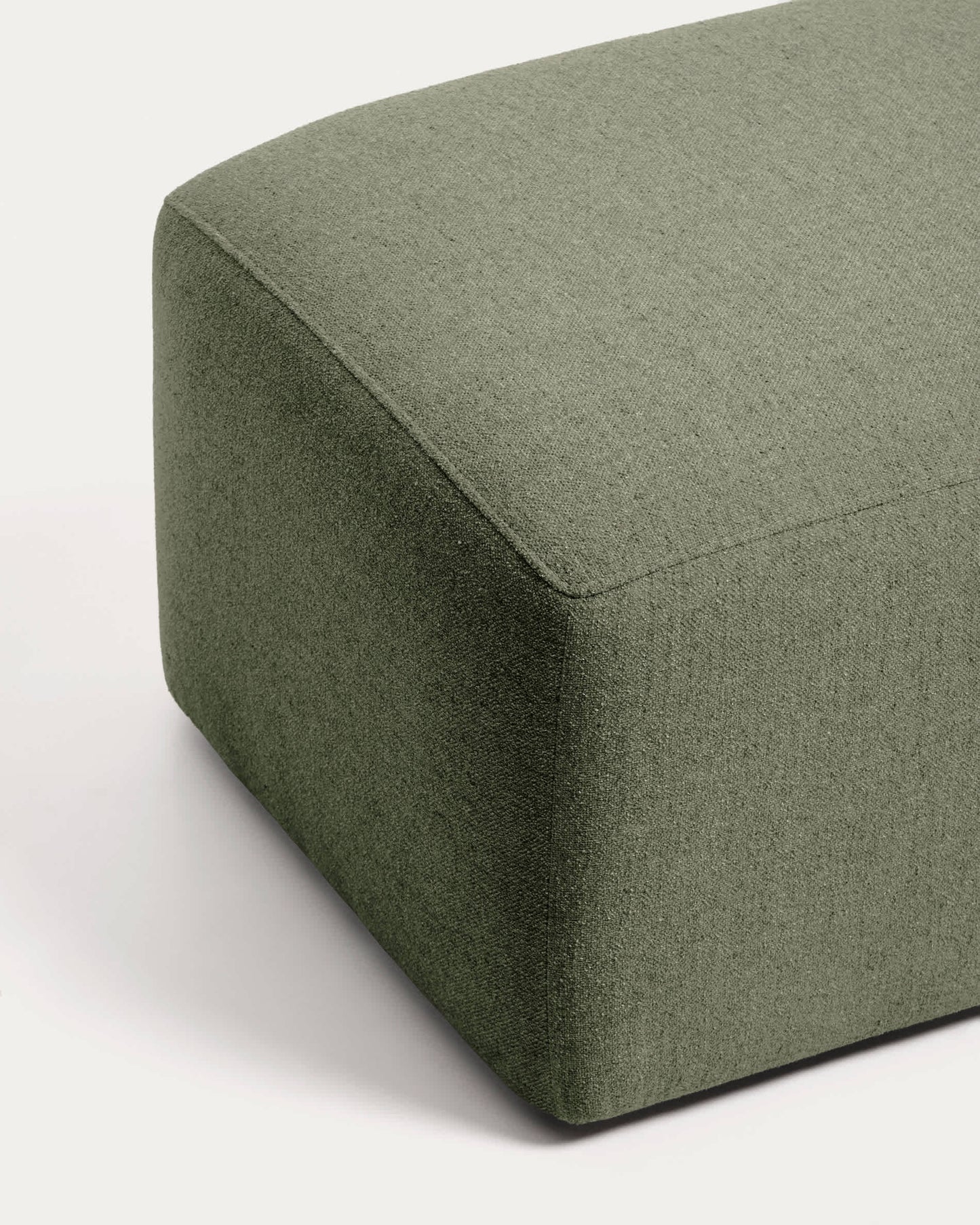 Pouf terminale Blok in ciniglia verde 60x104 cm FSC Mix Credit