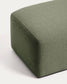 Pouf terminale Blok in ciniglia verde 60x104 cm FSC Mix Credit