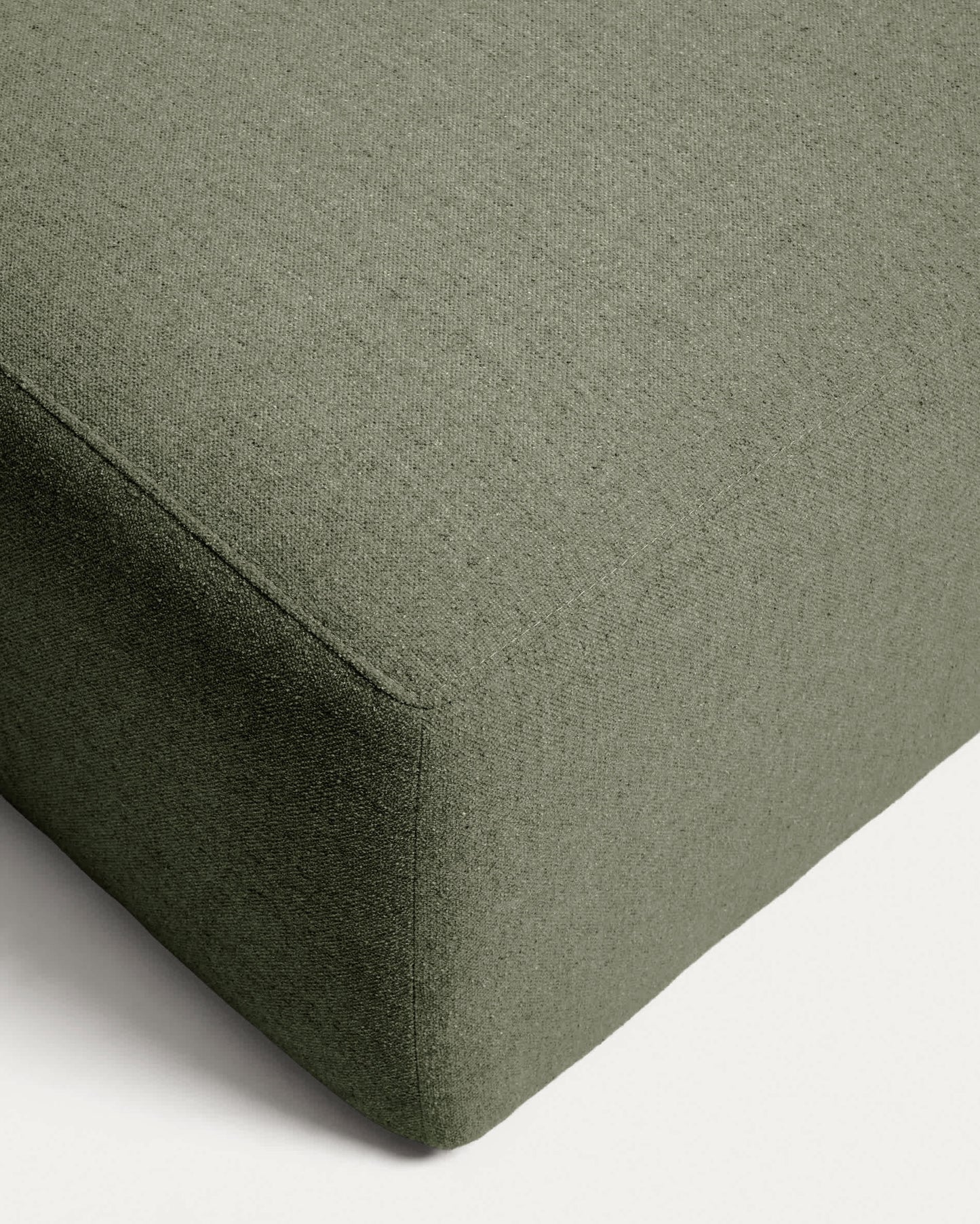 Pouf terminale Blok in ciniglia verde 60x104 cm FSC Mix Credit