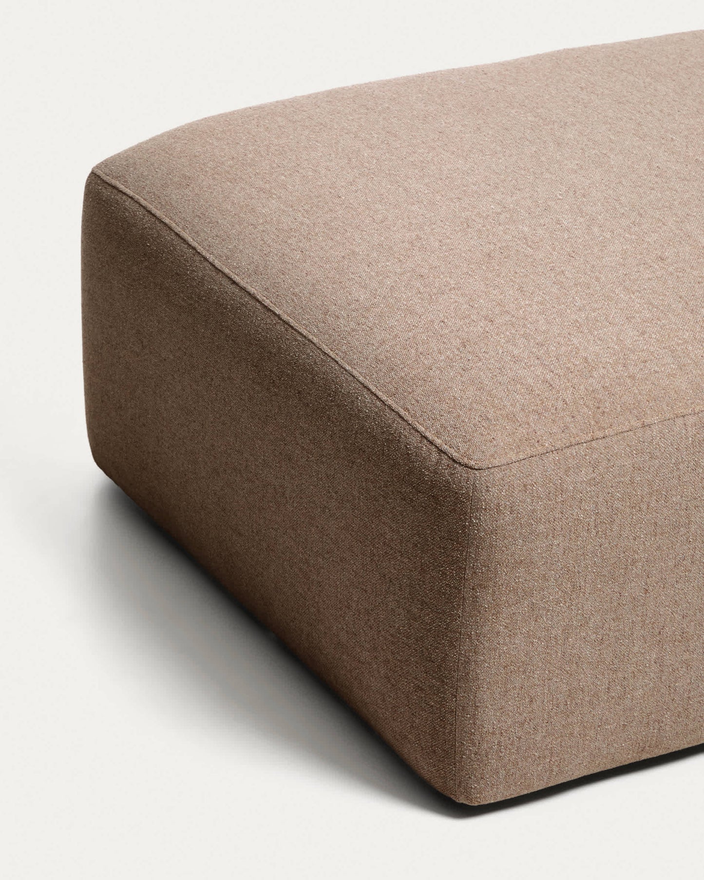 Pouf terminale Blok in ciniglia marrone 90x104 cm FSC Mix Credit