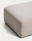 Pouf terminale Blok in ciniglia beige 90x104 cm FSC Mix Credit