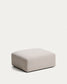 Pouf terminale Blok in ciniglia beige 90x104 cm FSC Mix Credit