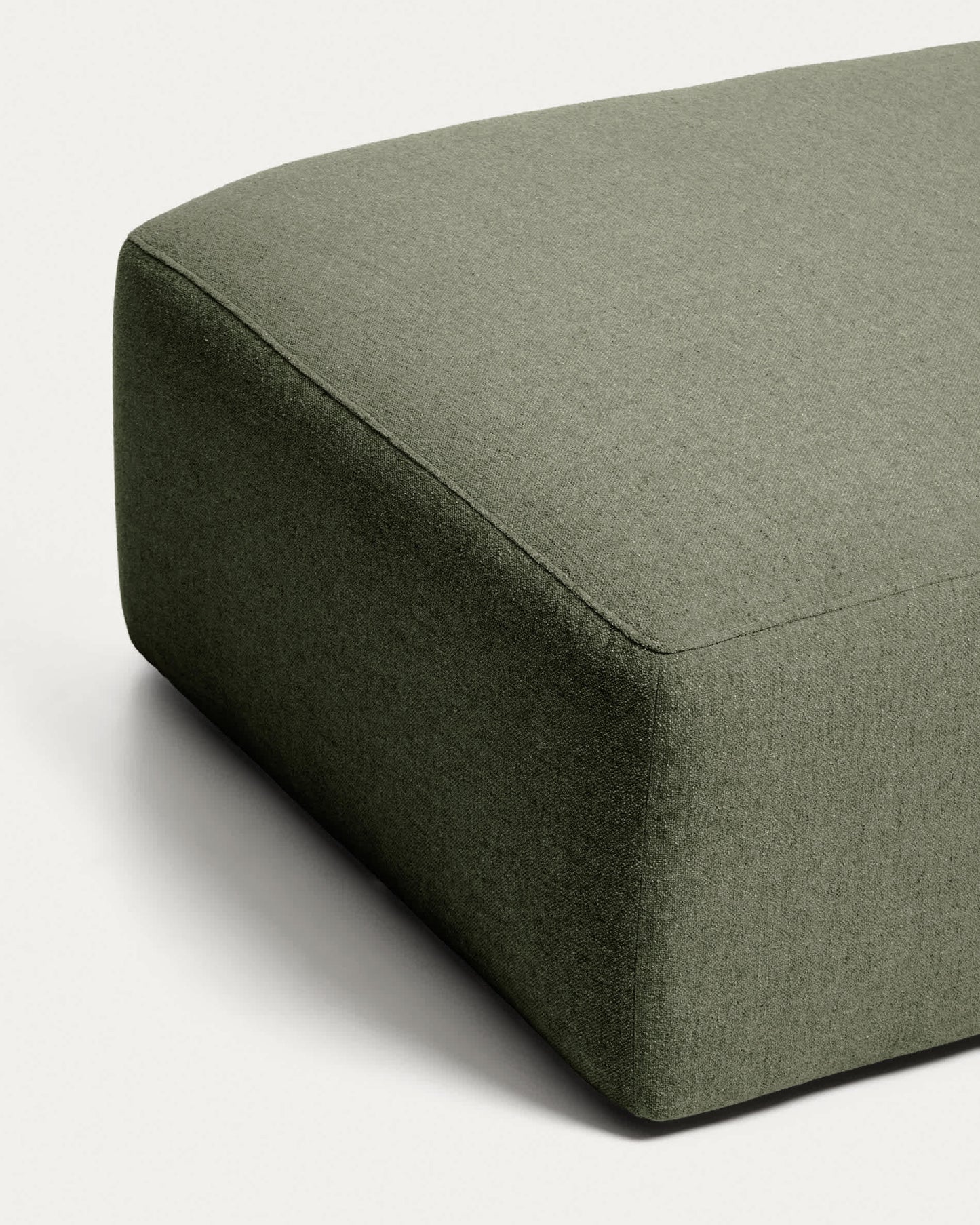 Pouf terminale Blok in ciniglia verde 90x104 cm FSC Mix Credit