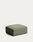 Pouf terminale Blok in ciniglia verde 90x104 cm FSC Mix Credit