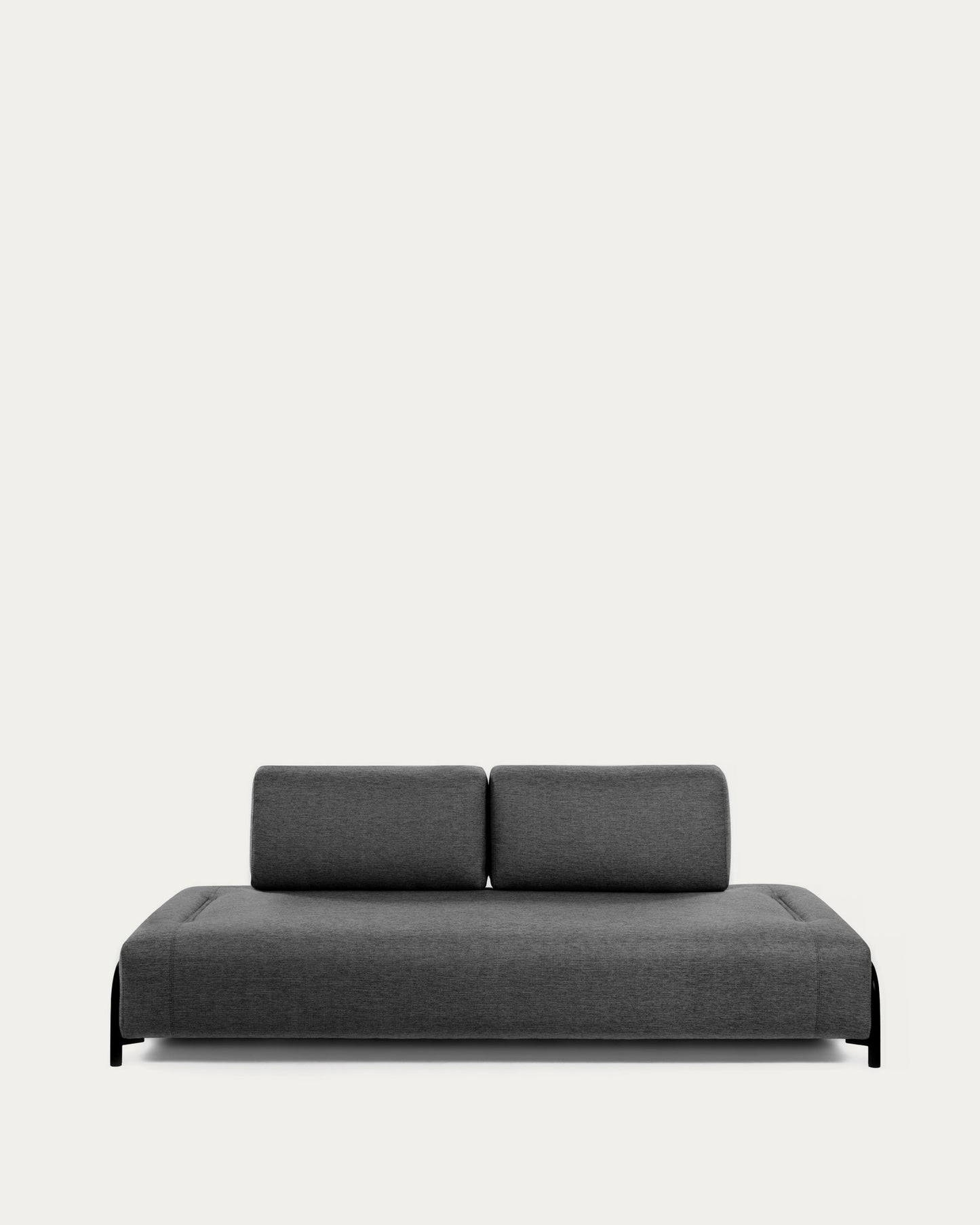 Divano Compo 3 posti grigio scuro 232 cm