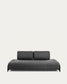 Divano Compo 3 posti grigio scuro 232 cm