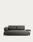 Divano Compo 3 posti grigio scuro 232 cm