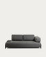 Divano Compo 3 posti grigio scuro 232 cm