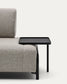 Divano Compo 3 beige grigio posti con vassoio grande 252 cm