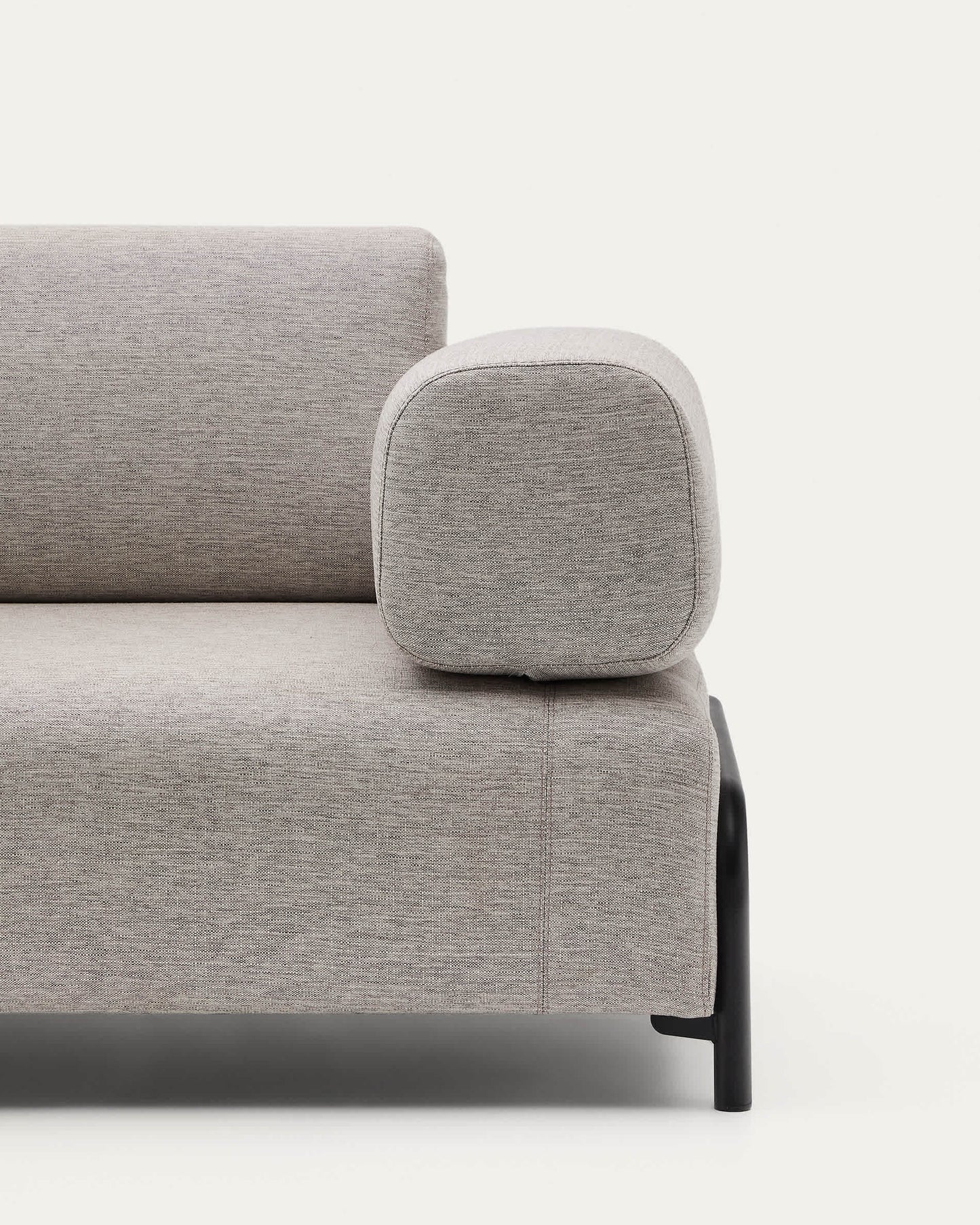 Divano Compo 3 posti beige grigio 232 cm