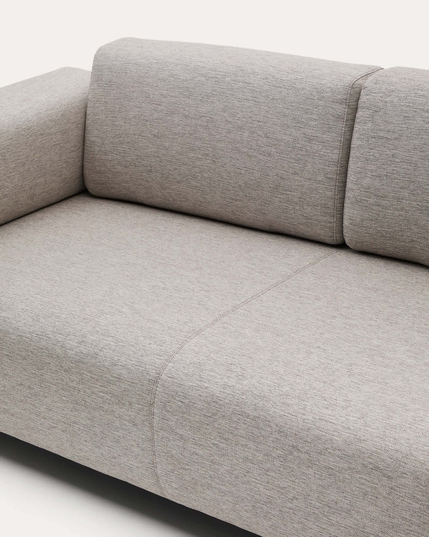 Divano Compo 3 posti beige grigio 232 cm