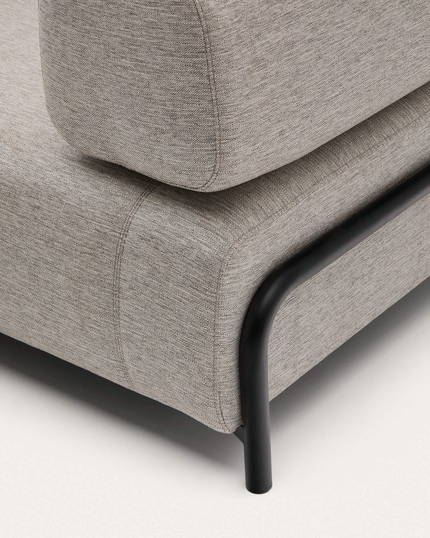 Divano Compo 3 posti beige grigio 232 cm
