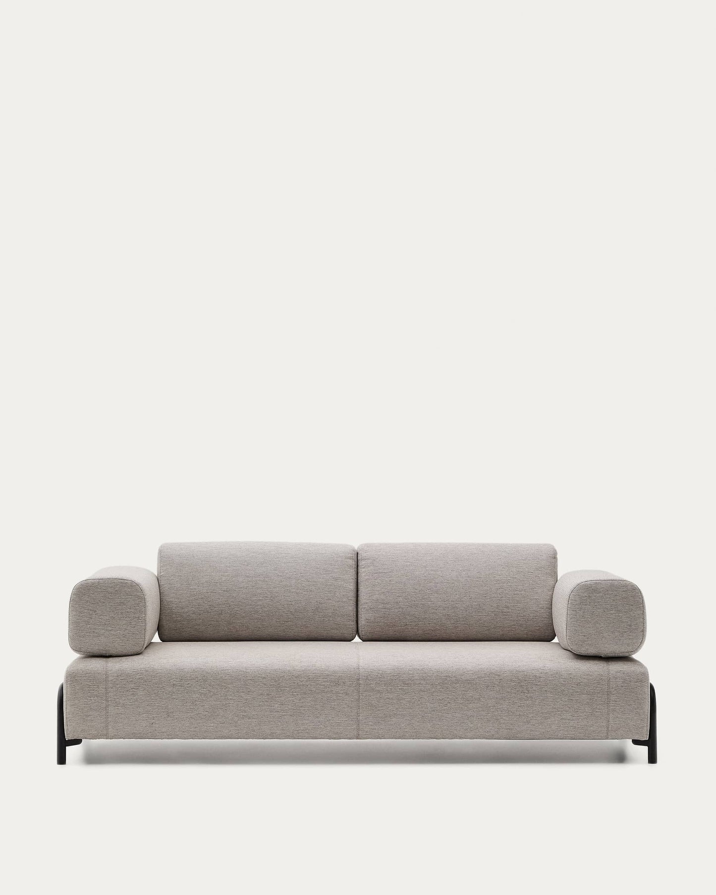 Divano Compo 3 posti beige grigio 232 cm